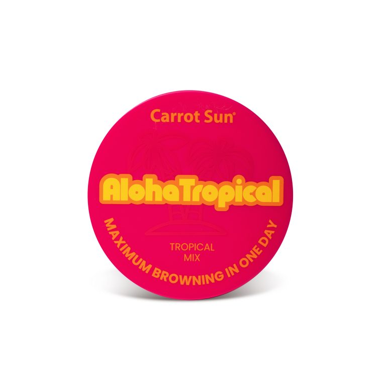 Aloha tropical cream-top view